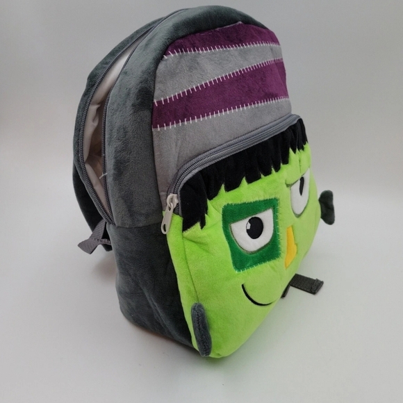 Green Monster Kids Backpack - Picture 2 of 3